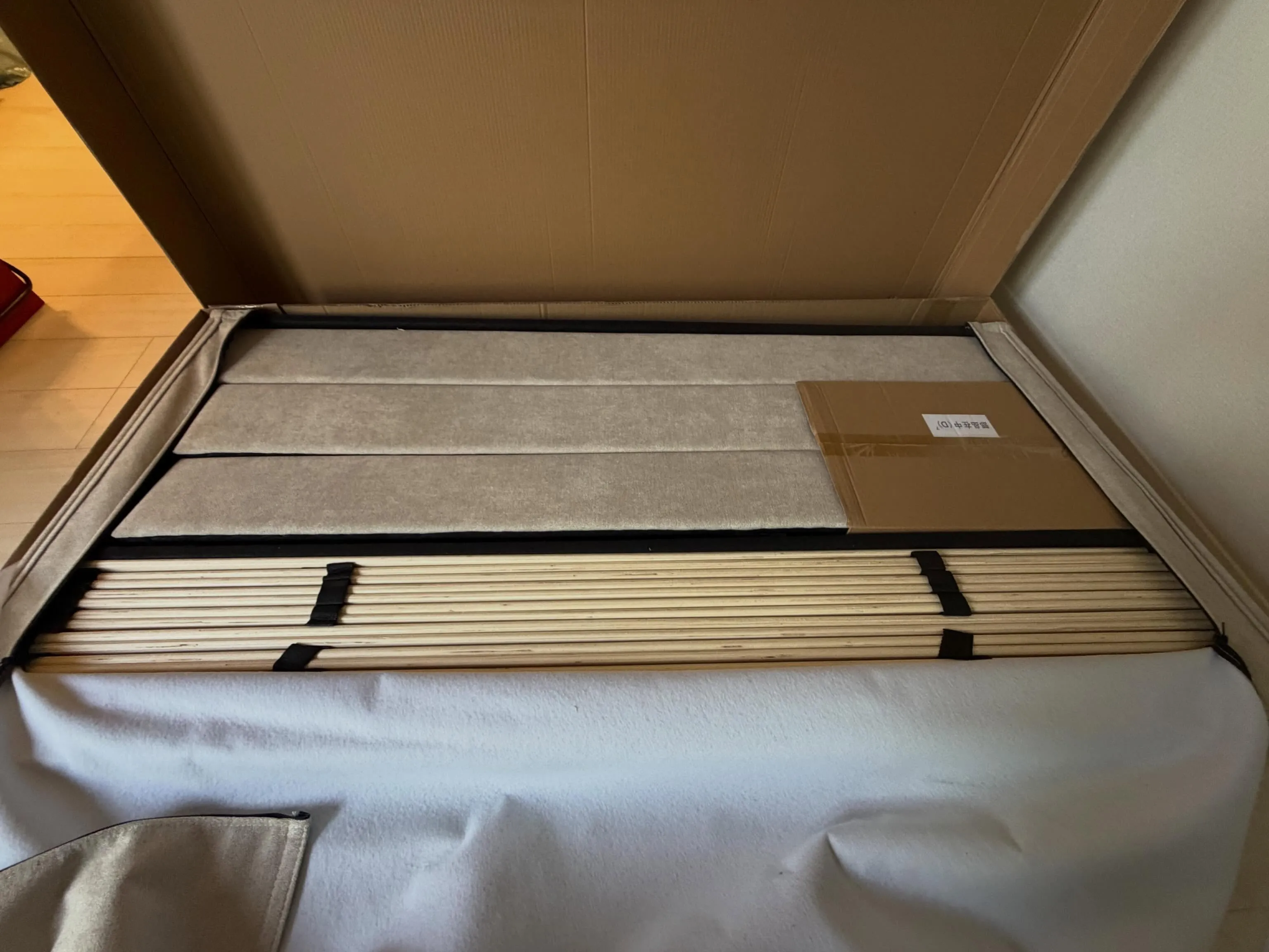 ベッドの組み立て🛏️